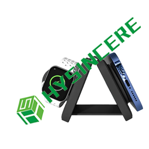 Điện Thoại Di Động Không Dây Kép Loa Âm Lượng Cao Bầu Không Khí Ánh Sáng FM Với Đồng Hồ Báo Thức 15W Sạc Không Dây RGB Loa - Product Image 2