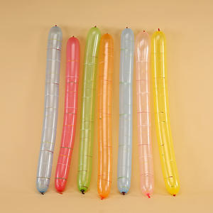 플라잉 호각 파티 생일 크리스마스 장식 긴 스트립 로켓 풍선 - Product Image 1