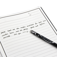 Carnet intelligent réutilisable effaçable en cuir PU OEM avec stylo