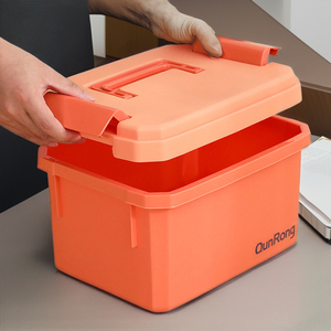 Organizzatore di plastica eco-friendly contenitore modellato a iniezione PP uso domestico che conserva libri cibo forma rettangolare Design europeo - Product Image 2