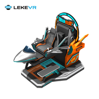 LEKE 9D Vr juego combate Circular vuelo computadora simulador cabina Boeing 360 Joystick controlador simulador de vuelo profesional