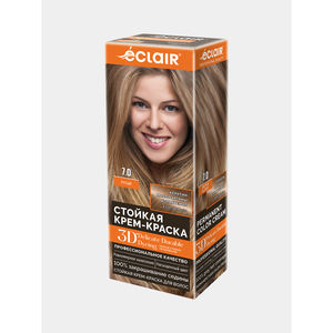 Teinture capillaire professionnelle Eclair Salon, longue durée, tubes 3D, traitement à base d'huile végétale lisse, crème colorante permanente pour cheveux EC02 - Product Image 1