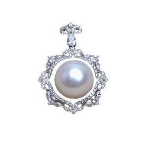 จี้เงินแท้ S925 สำหรับทำเครื่องประดับมุก DIY ขนาด 13-14 นิ้ว ฐานเปล่าสำหรับใส่ลูกปัด ผลิตภัณฑ์กึ่งสำเร็จรูป - Product Image 4