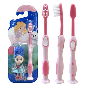 Juego <span class=keywords><strong>de</strong></span> cepillos <span class=keywords><strong>de</strong></span> dientes <span class=keywords><strong>de</strong></span> lujo para niños con juguetes atractivos Cerdas <span class=keywords><strong>de</strong></span> nailon Mango <span class=keywords><strong>de</strong></span> plástico Animal impreso para niños - Product Image 2