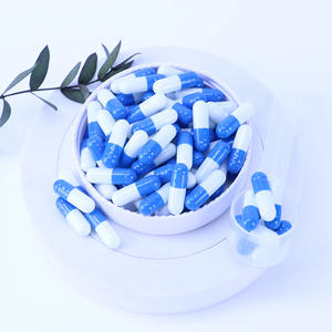 Capsule de poudre bleue, taille colorée au choix 000 #   00 #   Capsules végétales HPMC Capsules vides de qualité pharmaceutique pour les végétariens - Product Image 4