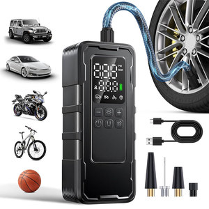 Compresseur d'air portable Ambull Factory 12V avec <span class=keywords><strong>batterie</strong></span> rechargeable, 150 PSI, manomètre numérique pour pneus de voiture - Product Image 1
