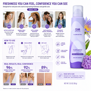 Déodorant Corporel Complet OEM Sans Aluminium, pH Équilibré, Protection Invisible, Parfum Lilas Nénuphar pour Femme - Product Image 4