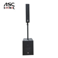 Système de haut-parleurs audio PA colonne compacte auto-alimentée CL45 & CL12A 4x4,5 pouces