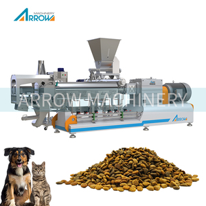 ARROW Equipo automático de producción de alimentos para perros 500-5000 Kg/h Capacidad ajustable Línea de alimentos secos inflados Componentes del engranaje del motor del núcleo - Product Image 4