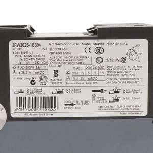 1 Pezzo Nuovo Originale Soft 3rw3026-1bb04 PLC per Automazione Industriale - Product Image 3