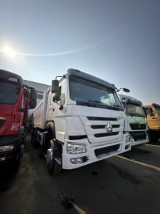 รถบรรทุกดัมพ์มือสองจากจีน HOWO 8x4 6x4 รถดัมพ์ รถบรรทุกเทท้าย - Product Image 3