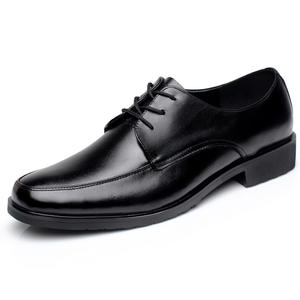 Scarpe Eleganti e Oxford in Vera Pelle di Vacchetta per <span class=keywords><strong>Uomo</strong></span>, Nere con Lacci, Antiscivolo per Tutte le Stagioni, per Personale di Hotel e Banche - Product Image 5