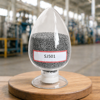 Flux aggloméré SJ501 pour soudage à l'arc immergé, flux fritté haute efficacité pour structures en acier au carbone et en acier faiblement allié