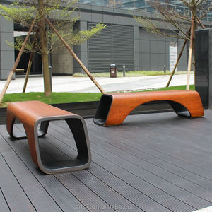 Banco de Asientos Rectangular Ondulado de Múltiples Niveles Y386, Asiento Artístico Creativo para Cafetería, Decoración de Exteriores, Adorno Fotográfico, Asiento de Descanso - Product Image 5