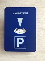 Horloge de stationnement numérique automatique bleue personnalisée avec logo pour voiture, modèle Allemagne, en gros