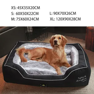 Pet Product Supplies Custom Design Afneembare Wassen Kussen Bed Voor Hond