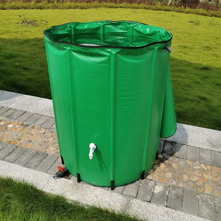 Outdoor 50 L--1000 L Rainwater Collection Tanks Bucket Portable Rain Barrel Foldable Water Storage Container