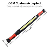 Lampe de travail LED COB lampe d'inspection magnétique sans fil réparation de voiture maison Garage lampes de poche de charge USB d'urgence torches