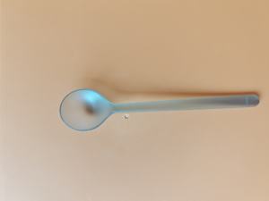 Mini cuchara de plástico desechable biodegradable PLA ecológica personalizada de alta calidad, cubiertos compostables para comida, fiestas de cocina - Product Image 2