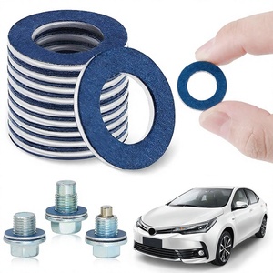 Junta de Aluminio Azul de 12mm para Tapón de Drenaje de Motor Toyota Lexus, para Reparación de Sello de Cárter de Aceite - Product Image 1