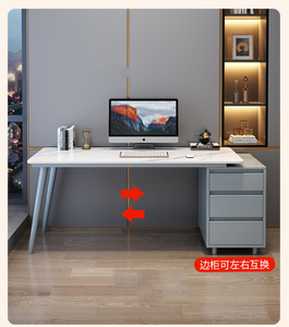 Nuevo Escritorio de muebles de oficina en casa de madera moderna de estilo chino con cajón y juego de sillas - Product Image 3