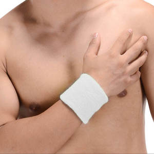 Custom Sweatbands <b>Sweat</b> <b>Bands</b> Sport Cotton Wrist Guards Wrist <b>Band</b> for Men and Women - Product Image 5