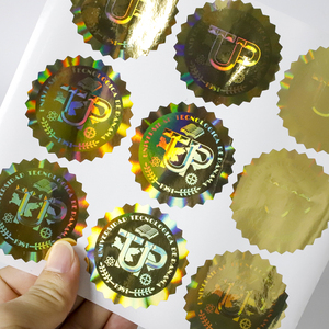 Tùy chỉnh in ấn giả mạo bằng chứng con dấu Sticker Holographic Logo an ninh ba chiều làm mất hiệu lực Sticker CuộN Bảo hành làm mất hiệu lực Sticker nhãn - Product Image 3