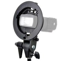 Penyangga Tipe-S Godox dengan Mount Bowens untuk Speedlite Flash, Softbox, Honeycomb, Beauty Dish, Reflector, dan Payung