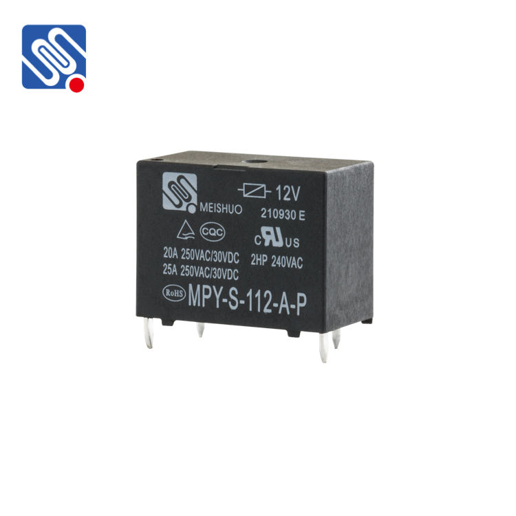 MPY Miniature PCB Electromagnetic Relay 12V 4Pin 20A/25A High Power Contact Load Sealed 250Vac Air Conditioner