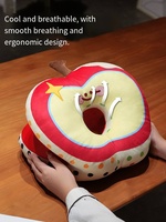 Ergonomisch ademend geweven kussen met fruitmotief voor bureau's en schooltafels, ontworpen voor hoofdsteun tijdens slapen op de buik.