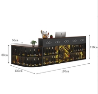 2024 vente chaude led comptoir de bar discothèque comptoir de bar design de luxe bar à vin
