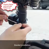 Capteur de vibration de sécurité extérieur SP XP-57, 113 dB, étanche, 12 V, système d'alarme pour vélos et voitures, klaxon antivol sans fil intelligent, noir, durable
