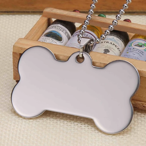 Fabricante al por mayor de silicona mental personalizada Xvideo etiquetas de identificación de perro <span class=keywords><strong>collar</strong></span> de acero inoxidable para grabado - Product Image 5