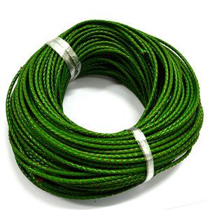 Vente en gros de cordon en cuir tressé rond authentique <span class=keywords><strong>JADEAR</strong></span> modèle 220306 pour la fabrication de bracelets et de colliers - Product Image 2