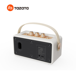 Retro 30W <b>Bluetooth</b> 5.4 Speaker - Bass & Treble Control Knobs, <b>AUX</b> Input - Product Image 6