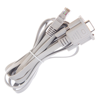 Cable personalizado de fábrica DB9 Rs232 a RJ45 Com con Cable de cinta plano D-sub Conjunto de cable de computadora serie de 9 pines
