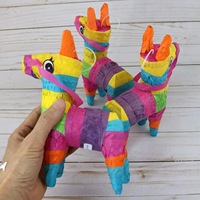 Carnaval mexicain Mini âne Pinata décorations de fête bonbons frapper accessoires pour anniversaire nouvel an et pâques papier matériel