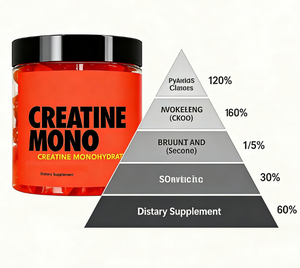 Gummies de créatine sans sucre 5000mg – Complément pré-entraînement à la créatine monohydrate <span class=keywords><strong>pour</strong></span> booster l'énergie et la croissance musculaire – 2 gummies par dose – Santé - Product Image 5
