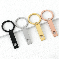 Porte-clés en acier inoxydable 201 Ywyougang, forme cœur creux, personnalisable, anneau porte-clés en fer, multicolore pour usage quotidien et cadeaux