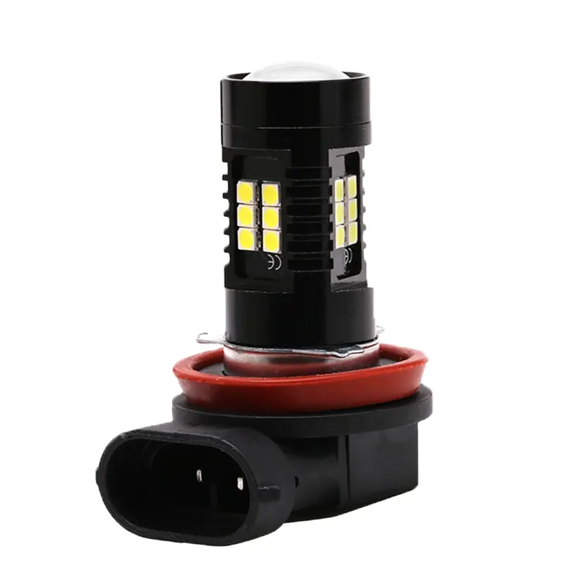 005/HB3 9006/HB4 H16 H11 H8 LEVOU Luz de Nevoeiro 3030 21SMD LED Auto Car Fog Lâmpadas DRL Driving Luz Branca 6000K 12-24V