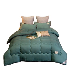 Chăn Vải Cotton Màu Xanh Lá Cỡ Lớn Cỡ Lớn 300gsm Nhà 100% Cotton, Vải Polyester Khách Sạn 3-15 Ngày Khâu 300 GSM ISO9001 - Product Image 1