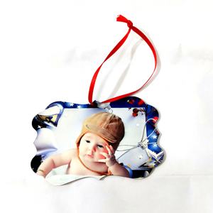 Vente en gros MDF Sublimation benlux blancs ornements de noël en bois - Product Image 4