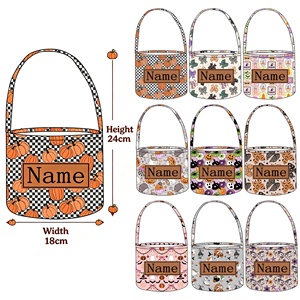 Robe <span class=keywords><strong>de</strong></span> <span class=keywords><strong>nuit</strong></span> pour petite fille en bambou <span class=keywords><strong>de</strong></span> haute qualité 230 GSM, imprimé citrouille d'Halloween, manches courtes - Product Image 5