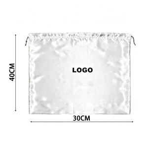 Custom Logo Satin Dust <b>Bags</b> for Handbags Dust Cover <b>Bag</b> for Purses Shoes Dustproof Drawstring <b>Bag</b> for Travel Storage Pouch - Product Image 2