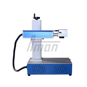 Machine de marquage laser fibre 50W à refroidissement par air pulsée pour bagues d'oiseaux, étiquettes d'oreille de bétail, colliers de chien, bagues de pigeon, gravure de codes QR et de séries - Product Image 3