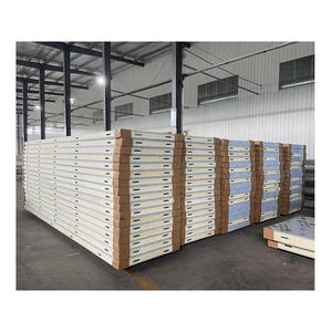 Nouveau panneau mural et de toiture sandwich en métal insonorisé, isolé, ignifuge, en PIR, PU, polyuréthane, <span class=keywords><strong>EPS</strong></span>, pour façade, congélateur et entrepôt frigorifique - Product Image 6