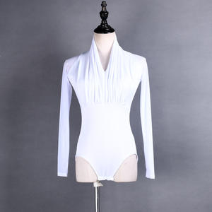 Top de baile latino para mujer Camisa de baile de <span class=keywords><strong>salsa</strong></span> - Product Image 4