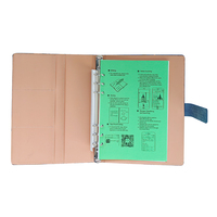 Carnet de notes en papier de pierre imperméable personnalisable en cuir Cuaderno Inteligente Rocketbook Carnet de notes réutilisable intelligent avec feuilles mobiles