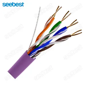 Бесплатный образец компьютерного кабеля Seebest UTP CAT5E/CAT6/CAT7 оптом Ethernet cat5 cca 0,50, 0,5 мм cat5e 4p, кабель cat5e 1000 футов