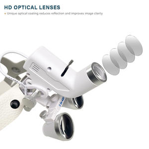 Tandheelkundige Loep 2.5 3.5X420Mm Werkafstand Lab Medische Vergroting Binoculaire Helm Hoofd Gemonteerd Vergrootglas Chirurgie Chirurgische - Product Image 3